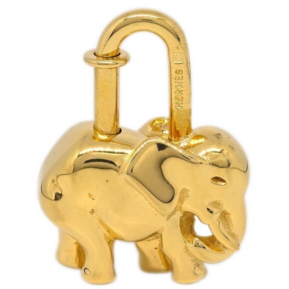 Hermes 1988 Elephant Cadena Gold Small Good - Picture 1 of 4